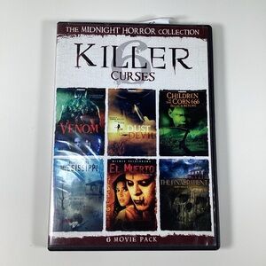 Midnight Horror Collection DVDs, Killer Curses Thriller Scary Horror Movies